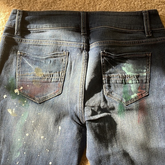 Paint Splattered NY&CO Jeans - Picture 4 of 10